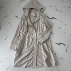 anysis✨2way フード取り外し　洗えるスプリングコート　ゴールド金具　M