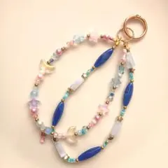 【No.231】ハンドメイド　ビーズストラップ
