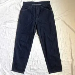 美品UNIQLO ユニクロ ハイウエスト ワイドフィットジーンズ カイハラデニム