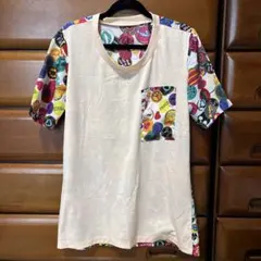 カラフルプリント 半袖Tシャツ