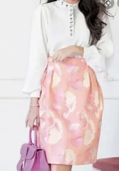 新品チェスティ　花柄スカート　0 春セール