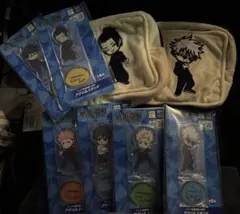 ラウンドワン限定　呪術廻戦5周年アクリルスタンド全6種ポーチ2種