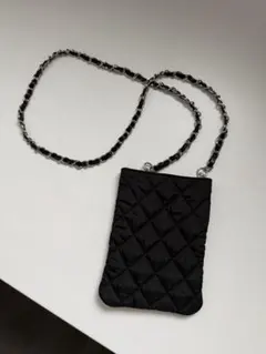 elu キルティングチェーンバッグ