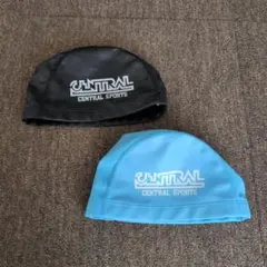 CENTRAL SPORTS 水泳帽 Lサイズ 2色セット