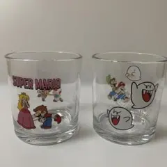 Nintendoスーパーマリオ 1番くじグラス D賞2個セット未使用　※箱無し