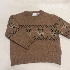 【ZARAbaby】クリスマス　トナカイニット