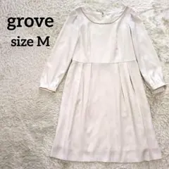 グローブ 長袖ワンピース M オケージョン フォーマル ドレス