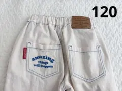 マイリトルワンダー 白デニム 120 バースデイ