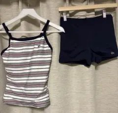 yちゃん様専用ストライプ セパレート水着 ネイビーショーツ付き