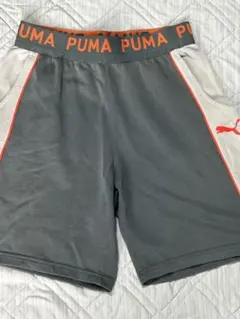 PUMA スポーツハーフパンツ グレー M