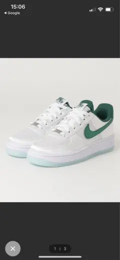 Nike Air Force 1 ホワイト/グリーン