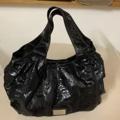 369)「ナインウエスト」軽量　黒バッグ