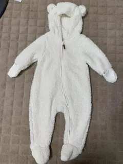 H&M もこもこ　くま耳　カバーオール