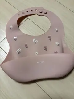 ケユカ　お食事エプロン　ピンク