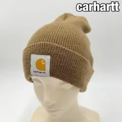 【Carhartt】希少ヴィンテージ カナダ製 ニットキャップ ロゴ刺繍