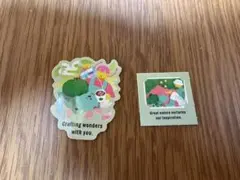 ポケモン スタバ　フシギダネ ステッカー 2枚　アートステッカーセット
