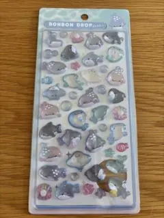 水族館限定　ボンボンドロップシール　サメ