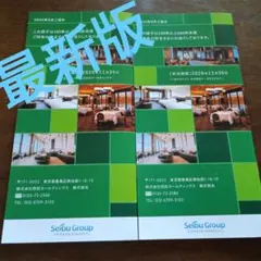 【最新】西武ホールディングス 株主優待券　2冊 2026年　乗車券なしのサムネイル