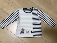 familiar ストライプ 長袖カットソー 90