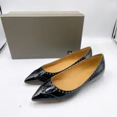 未使用級✨チェンバー　フラットシューズ　ウィングチップ　パンチング　23.5cmのサムネイル