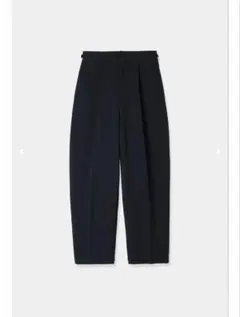 louren double tuck cocoon pants khaki - メルカリ