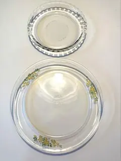 パイレックス　ガラス皿　2枚セット　耐熱　レンジ　Iwaki glassのサムネイル