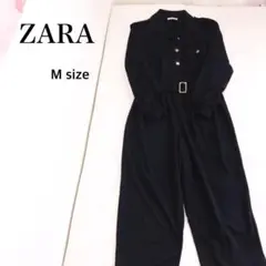 美品　ZARA ブラックオールインワン Mサイズ