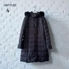 新品✨ アンタイトル ダウンコート （L） 濃紺 カナディアン UNTITLED