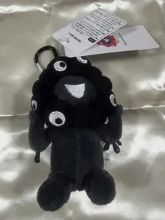 黒ミャクミャク　大阪万博　2025 カラビナ付きマスコット　お座り