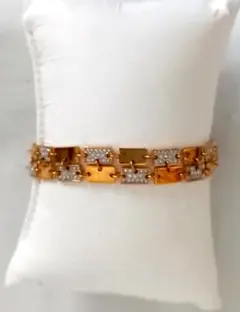 Swarovski ゴールドトーン クリスタル ブレスレットのサムネイル