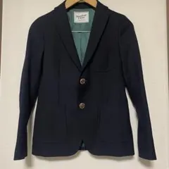 ドゥーズィエムクラス　テーラードジャケット　紺ブレザー　金ボタン　ネイビー