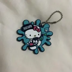 スプラトゥーン2×サンリオコラボ ハローキティ ラバーマスコット キーホルダー