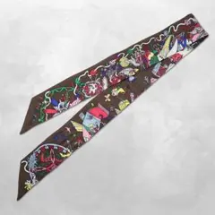 エルメス ツイリー 騎馬行進 カヴァルカード グリペール オレンジ