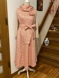 着物リメイク絞りワンピース