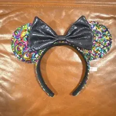 ミッキー耳カチューシャ カラフルビーズ