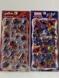プチドロップステッカー　スパイダーマン　マーベル　セット　正規品　匿名配送