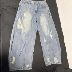 みちょぱ着用 EGOIST カーゴデニムパンツ ダメージ加工 - メルカリ