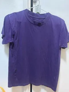 Brandy Me lvill e 無地 クルーネック 半袖 Tシャツ パープルのサムネイル