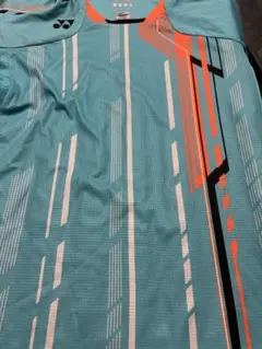 YONEX VersaCool シャツ Mサイズ 青/オレンジ