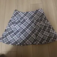 チェック柄 プリーツスカート キッズ150cm 黒 ピンク 女の子 韓国風
