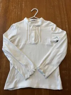 familiar 長袖シャツ 130 ホワイト 白