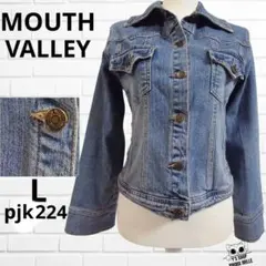 MOUTH VALLEY デニムジャケット Gジャン ライトブルー pjk224