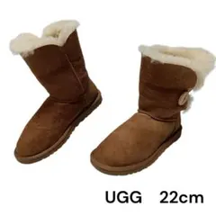 UGG Australia ムートンブーツ キャメル ボア 22cm ベイリー