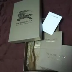 ☆2点セット♪ バーバリー 大箱 封筒 メッセージカード付き♪