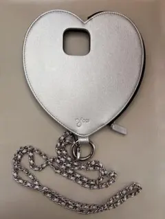 ハート型シルバーショルダーストラップ