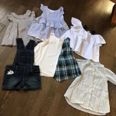 baby gap、petit main 80〜90cm女児 6点セット