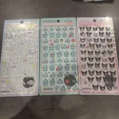 サンリオ ボンボンドロップシール 3種セット