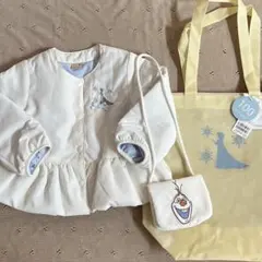 エルサ　アウター　ジャケット　プティマイン　100 (オラフポシェット付)