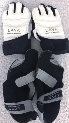 【1回使用】LAVA 暗闇キックボクシング　専用グローブ・シューズM