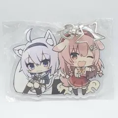 アクリルキーホルダー 2個セット 猫又おかゆ 戌神ころね - メルカリ